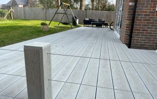 Wyldwood Composite Decking in Smoked Oak