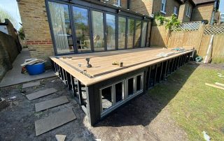 Wyldwood Millboard Composite Decking Installation in Golden Oak