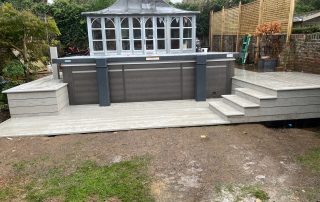 Wyldwood Composite Decking Swim Spa Surround